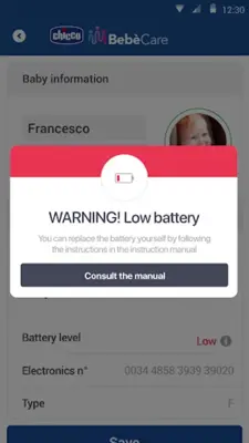 Chicco BebèCare android App screenshot 1